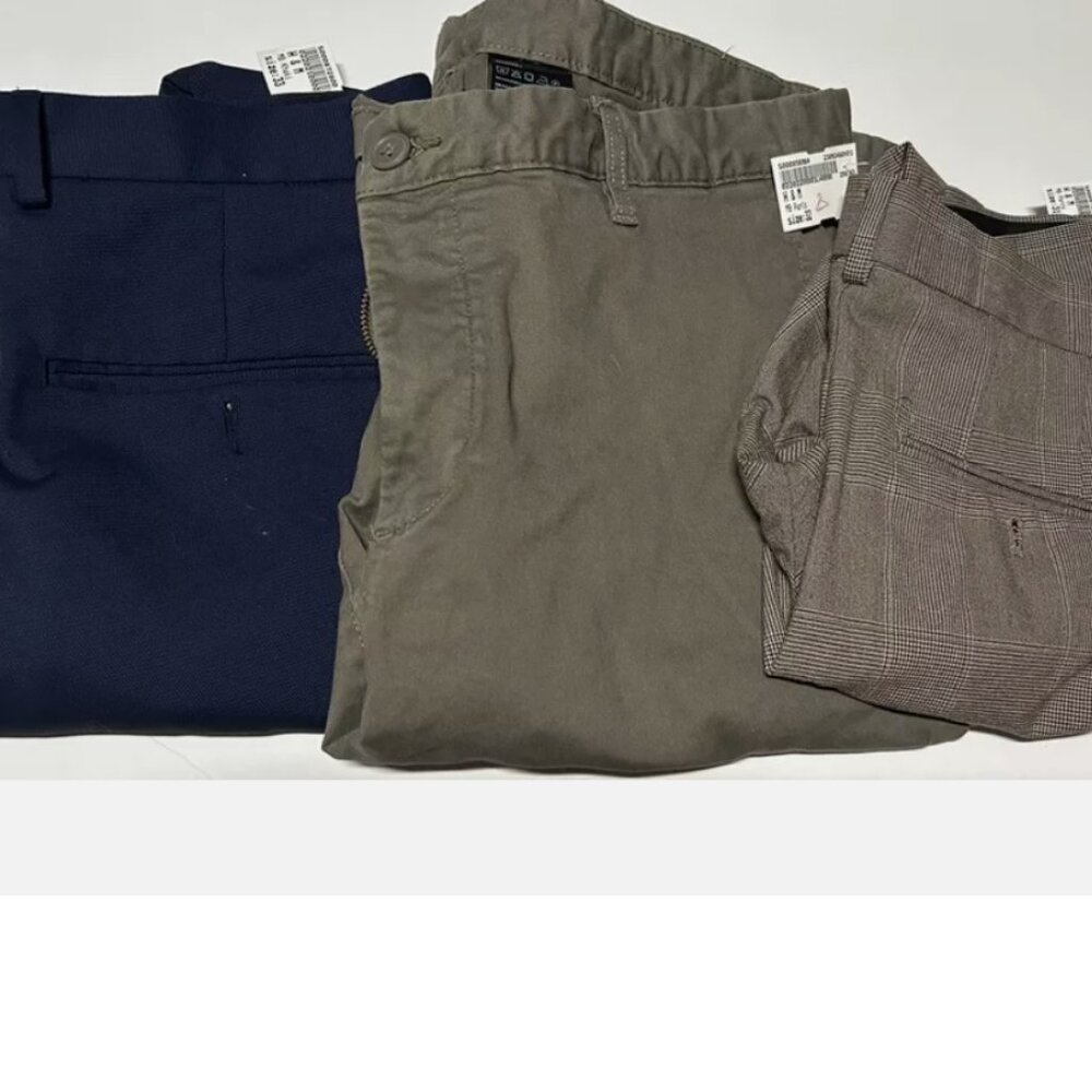 Lot of 3 Men’s dress pants , H&M Size 33, 32, 31